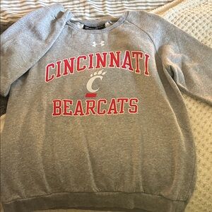 Under Armour Cincinnati Bearcats Grey Crewneck Sweatshirt